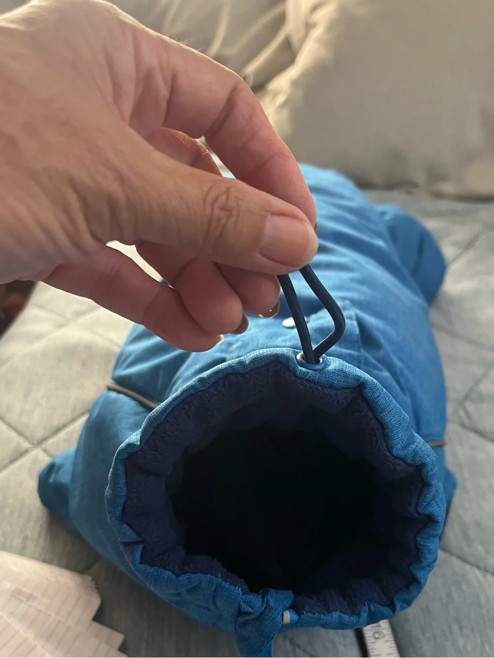 Ricki's High Performance. Blue Insulated Dog Snow/Track Suit - Size S